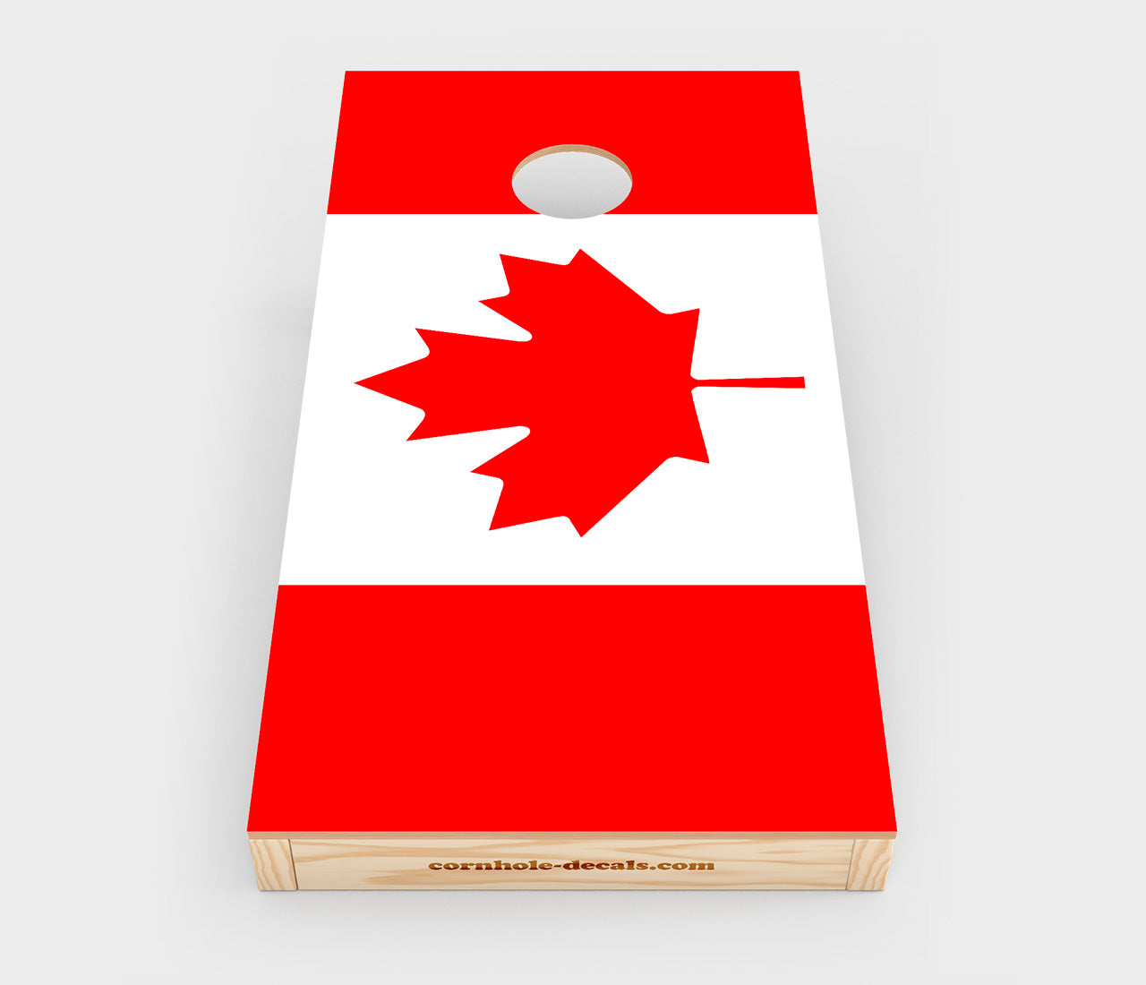 Canadian Flag Cornhole Wrap Design