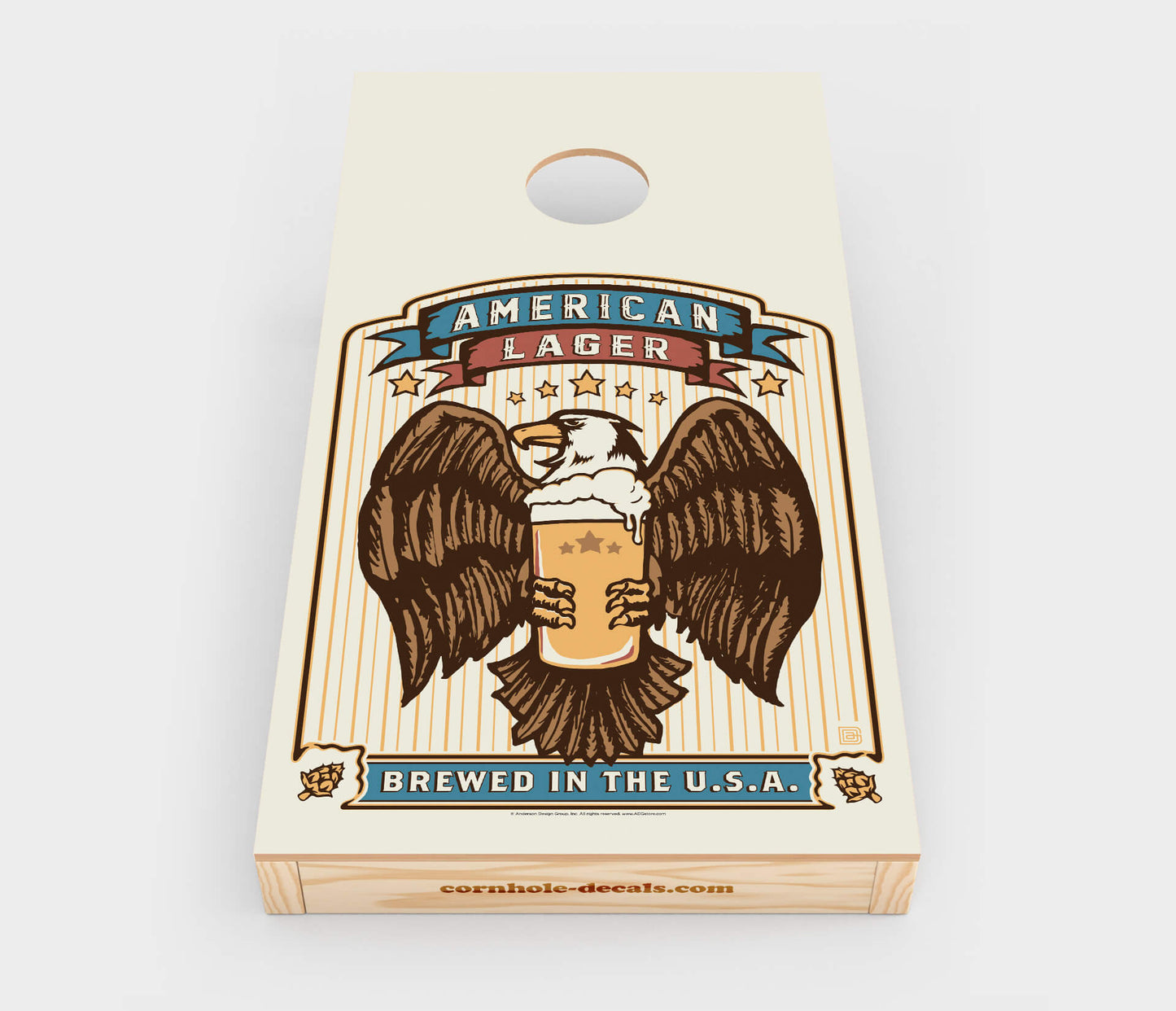 American Lager Cornhole Board Set