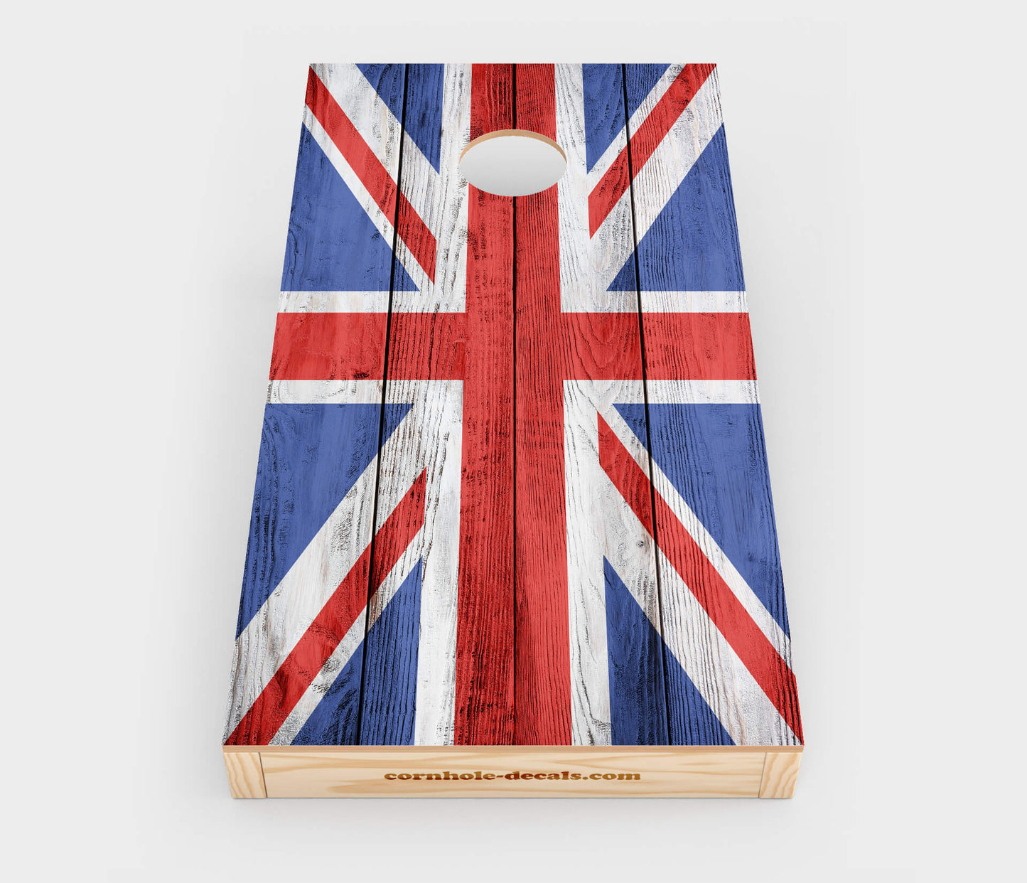 British Union Jack Distressed Cornhole Board Set