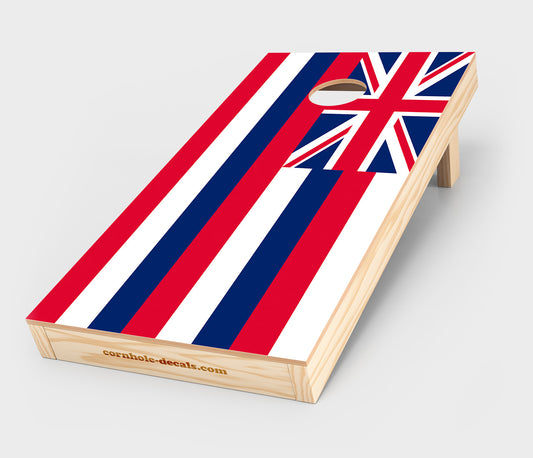 Chuggles Cornhole - Hawaii State Flag Cornhole Decal