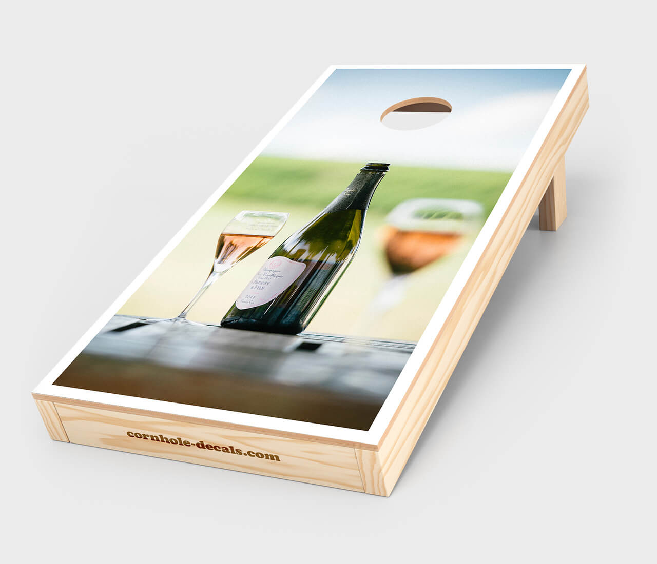 Photographic Custom Cornhole Wrap Design