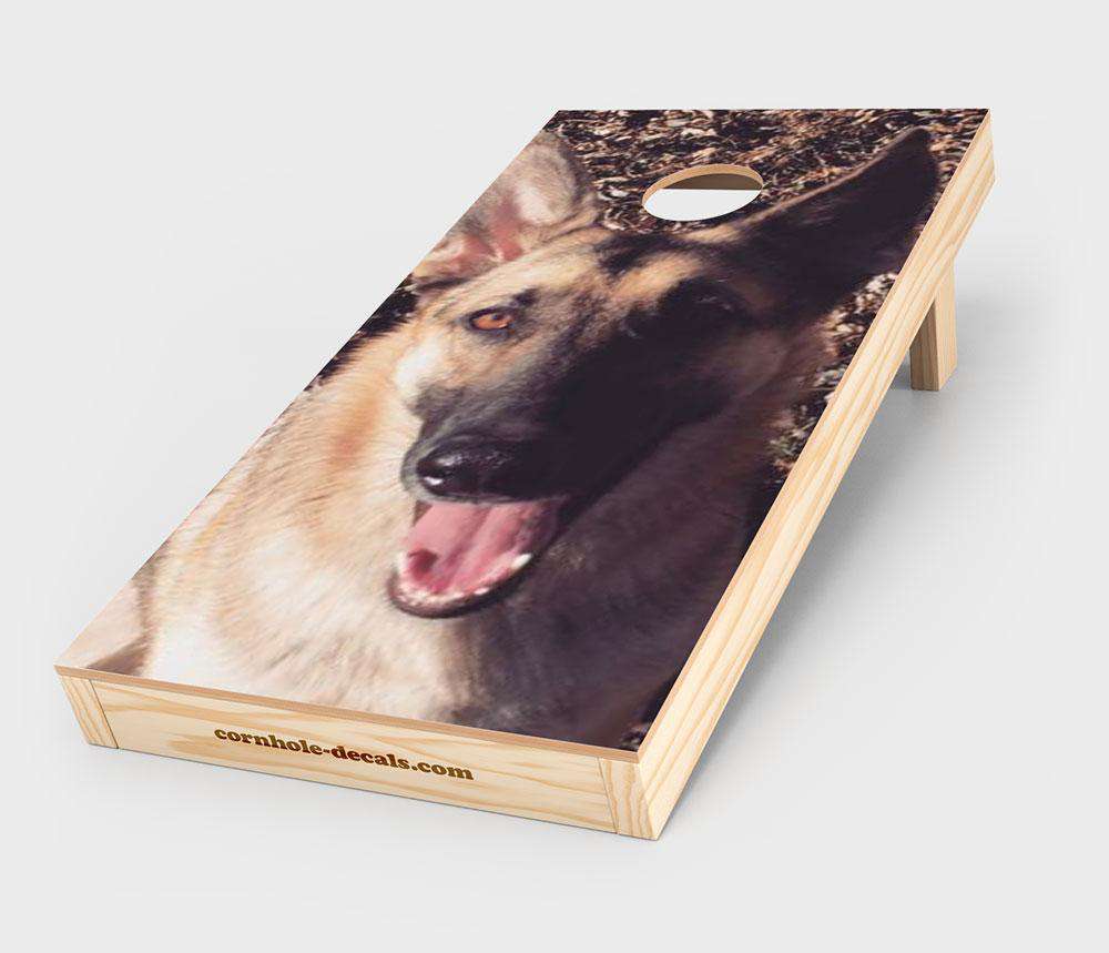 Custom Cornhole Wrap Design