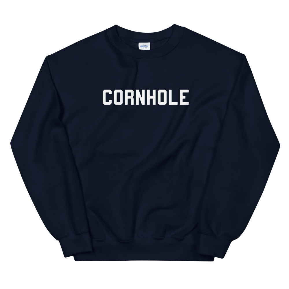 Chuggles Cornhole Sweatshirt - Navy