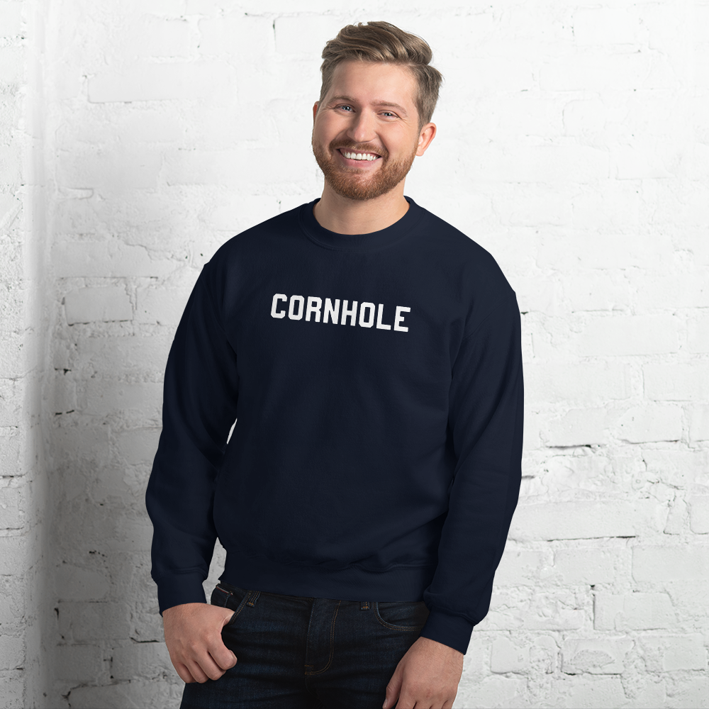 Chuggles Cornhole Sweatshirt - Navy