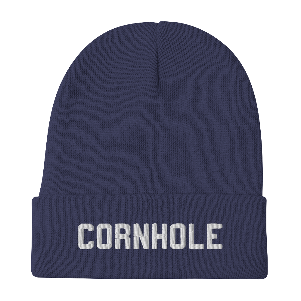 Chuggles Cornhole Embroidered Beanie