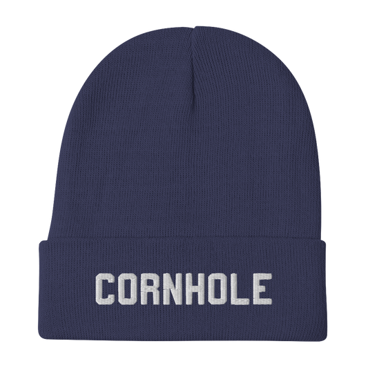Chuggles Cornhole Embroidered Beanie