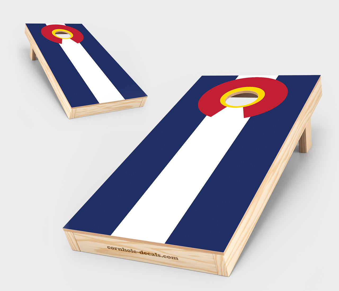 Colorado State Flag Cornhole Set