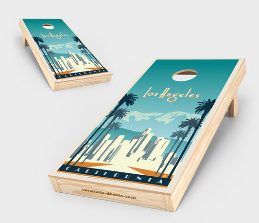 Los Angeles, California Cornhole Board Set