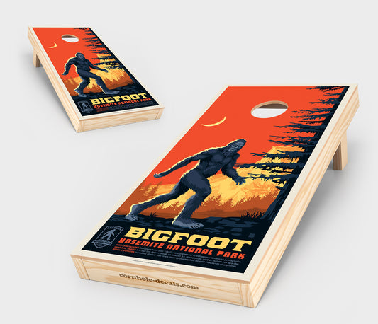 Yosemite's Bigfoot Cornhole Board Set