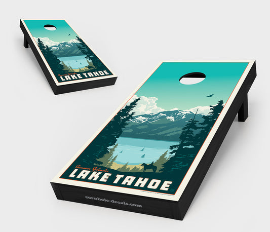 Lake Tahoe – Summer Splendor Cornhole Board Set