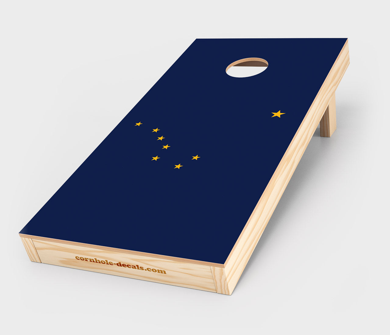 Alaska State Flag Cornhole Decal — Chuggles Cornhole