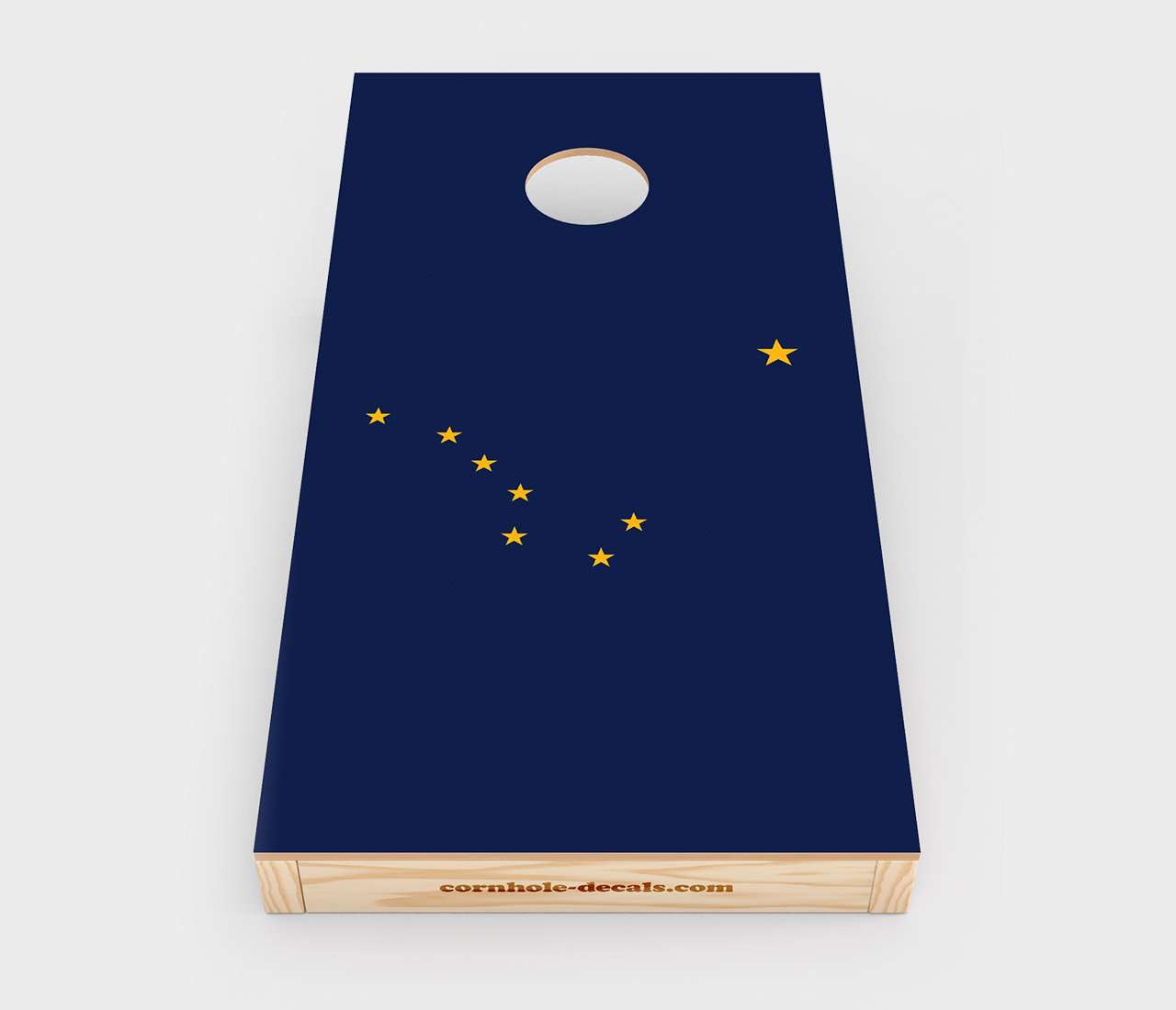 Alaska State Flag Cornhole Decal — Chuggles Cornhole