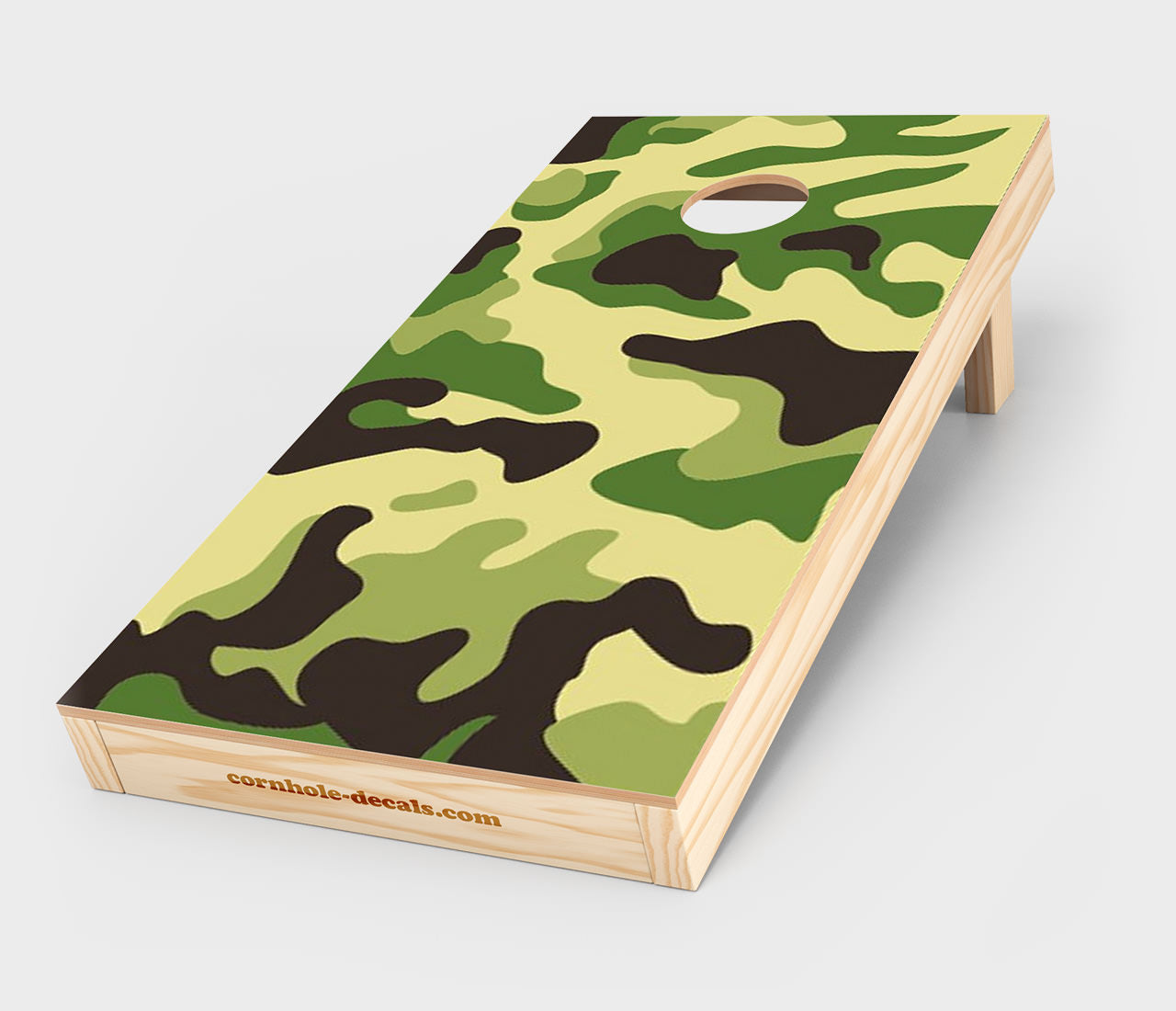 Chuggles Cornhole - Classic Camo Cornhole Decal