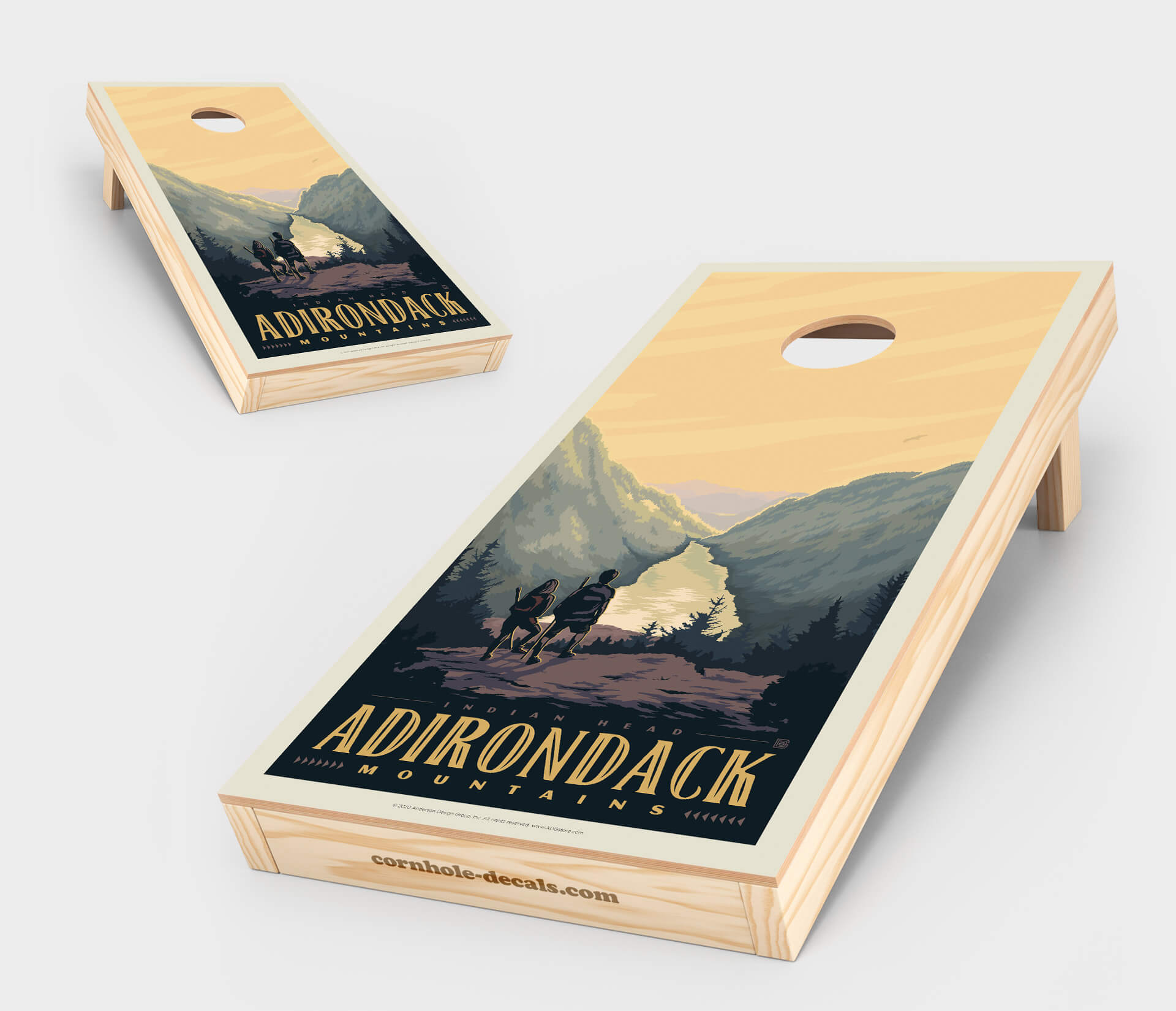 Chuggles Cornhole — Adirondack Mountains Cornhole Board Set