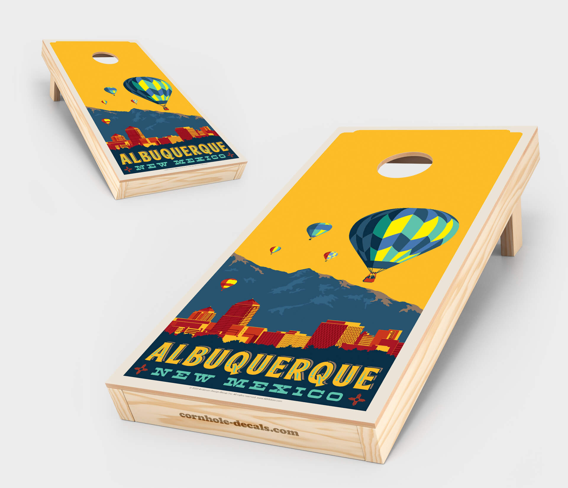 Chuggles Cornhole — Albuquerque Balloon Festival Cornhole Board Set