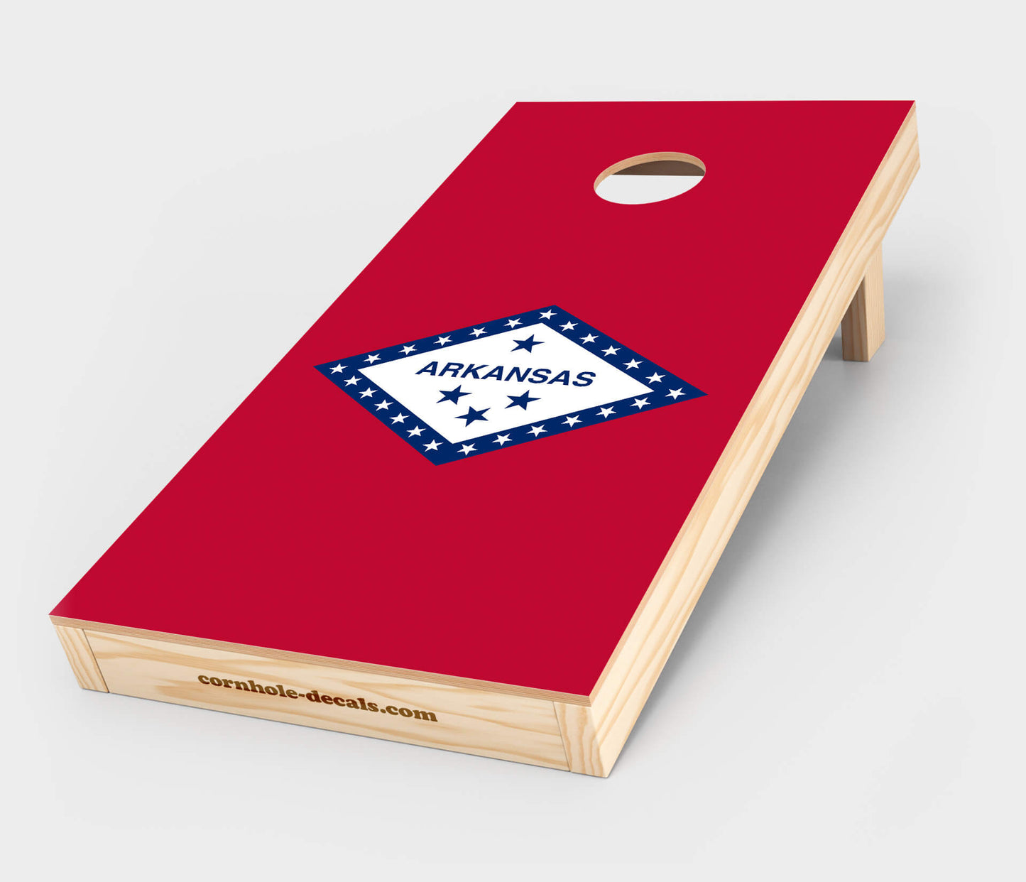 Chuggles Cornhole — Arkansas State Flag Cornhole Decal