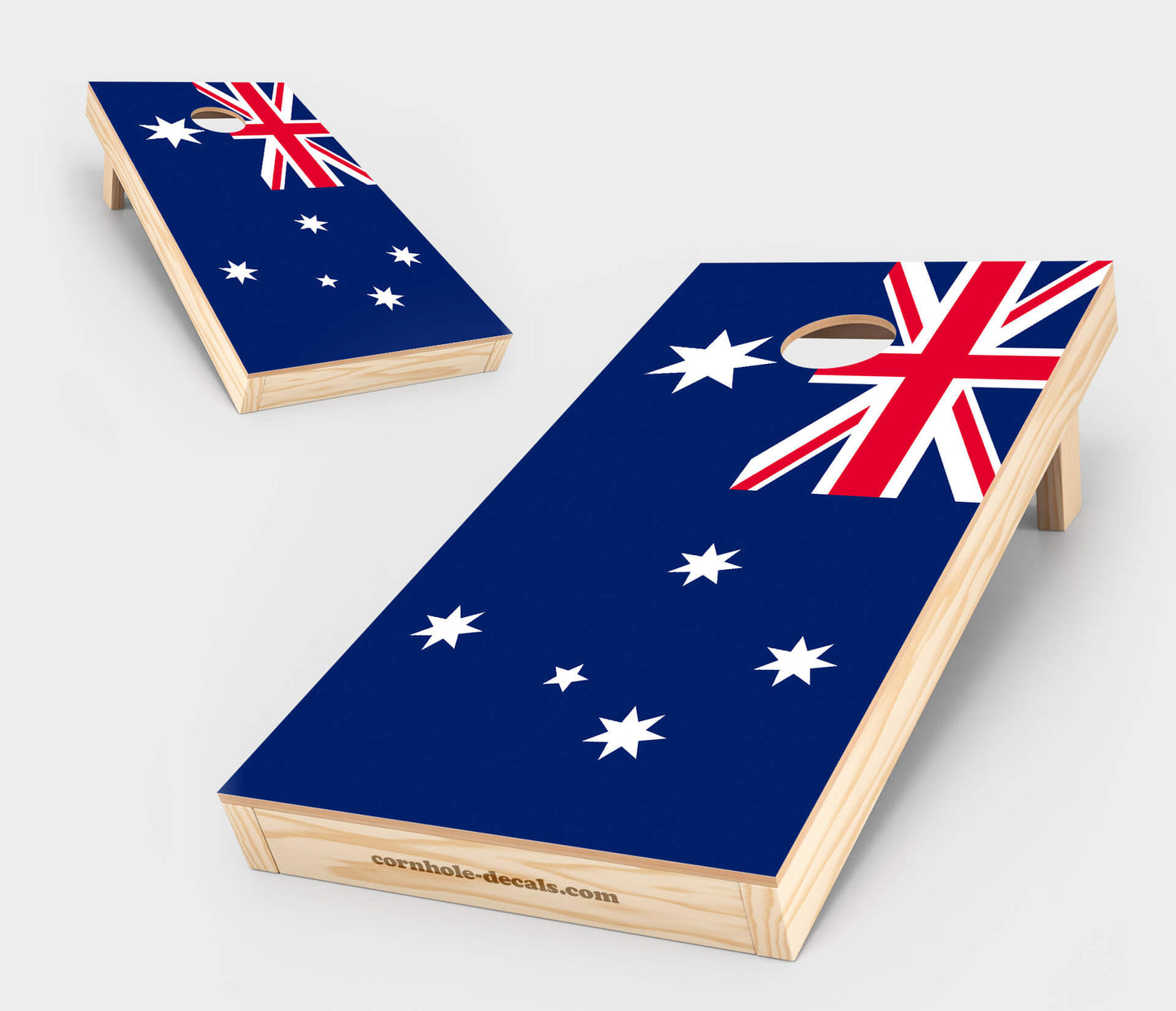 Chuggles Cornhole — Australian Flag Cornhole Board Set