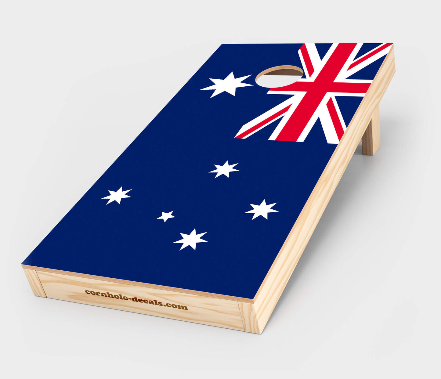 Chuggles Cornhole — Australian Flag Cornhole Decal