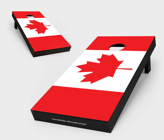 Chuggles Cornhole - Canadian Flag Cornhole Board Set