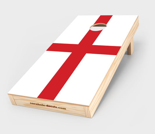 St George’s Cross English Flag Cornhole Decal