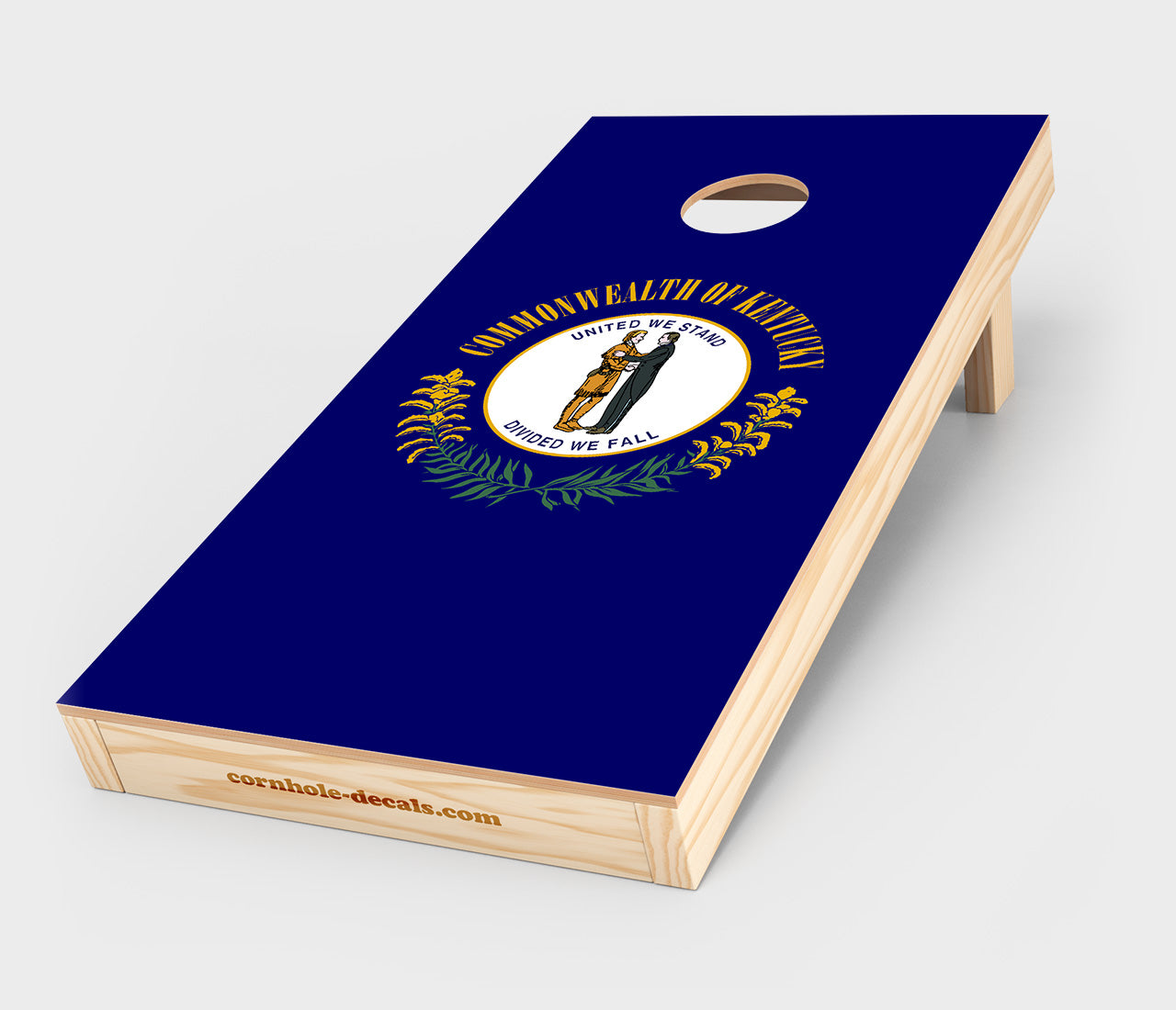 Chuggles Cornhole - Kentucky State Flag Cornhole Decal