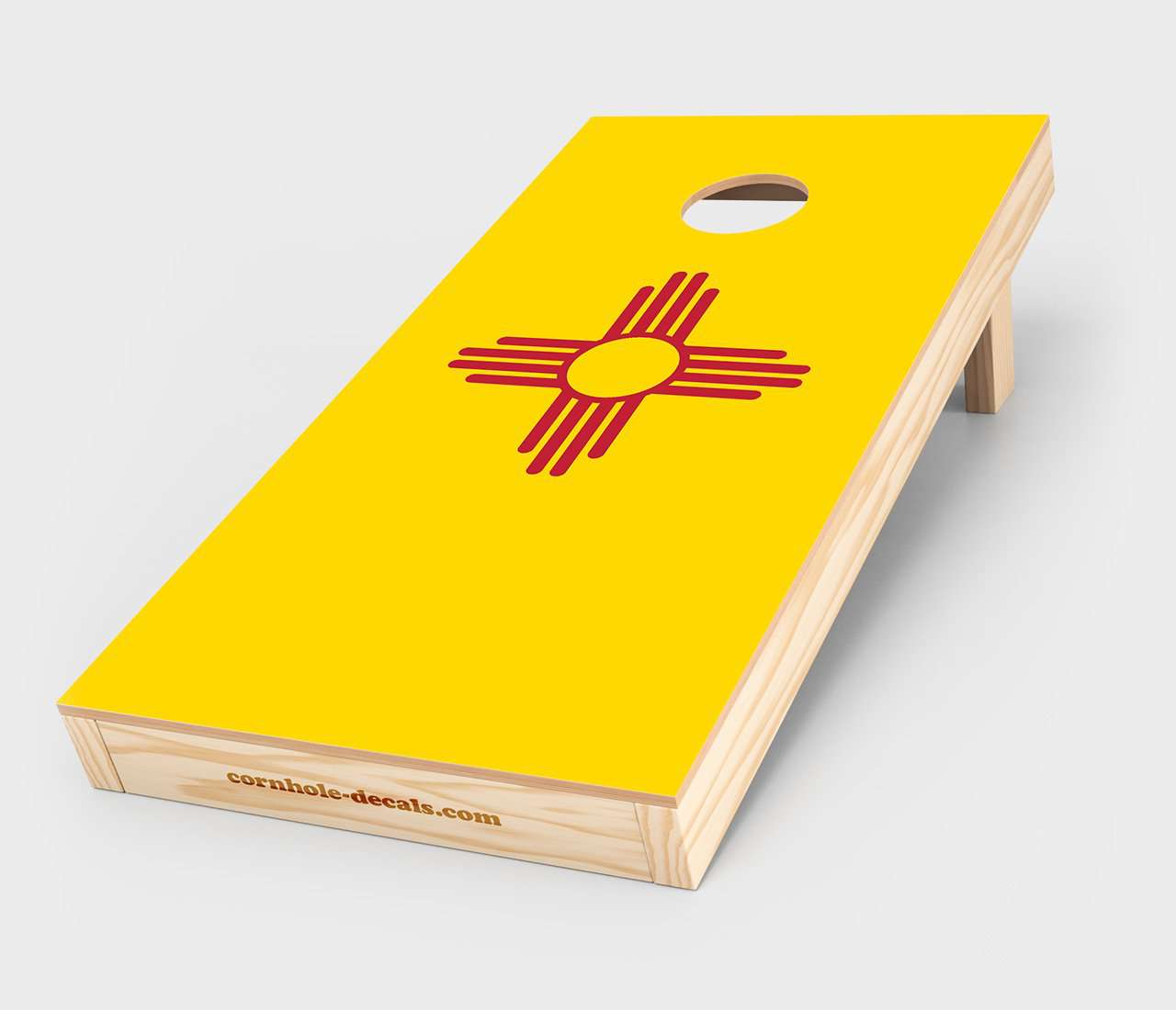 Chuggles Cornhole - New Mexico State Flag Cornhole Decal