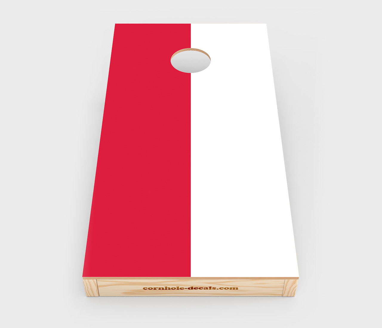 Polish National Flag Cornhole Wrap Design
