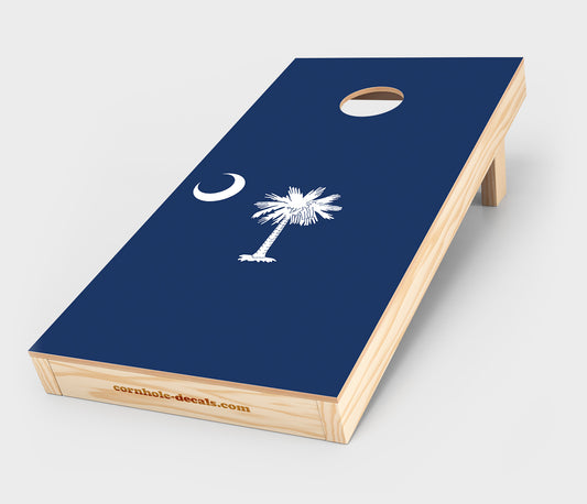 Chuggles Cornhole - South Carolina State Flag Cornhole Decal