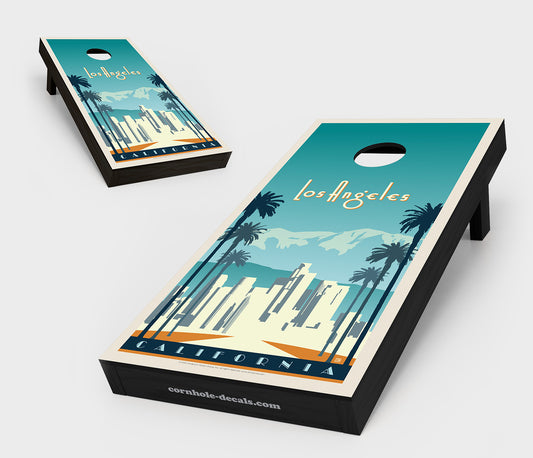 Los Angeles, California Cornhole Board Set