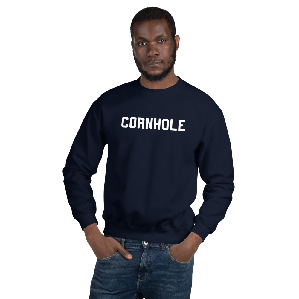 Chuggles Cornhole Sweatshirt - Navy
